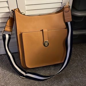 Neumann Marcus Tan Cross Bag